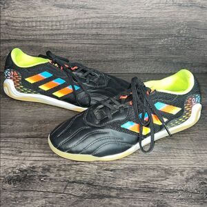 Adidas Copa Men’s Size 7.5 Black & Neon Indoor Turf Soccer Cleat Shoes